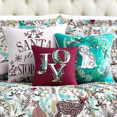 Christmas Woodland 6-Piece Oversized Comforter Set