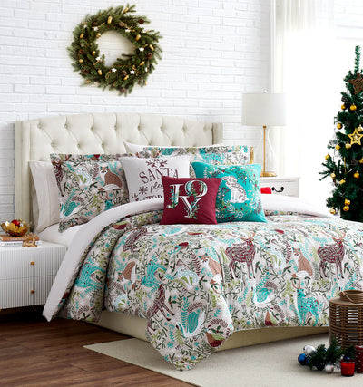 Christmas Woodland 6-Piece Oversized Comforter Set