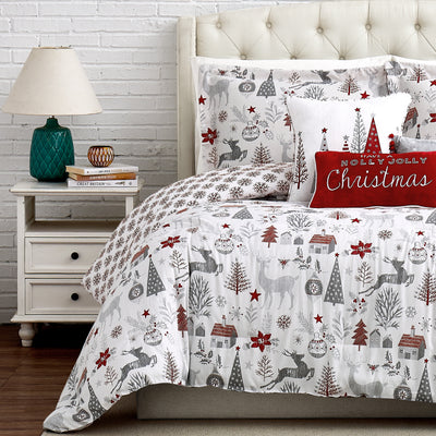 Holly Jolly 6-Piece Oversized Comforter Set