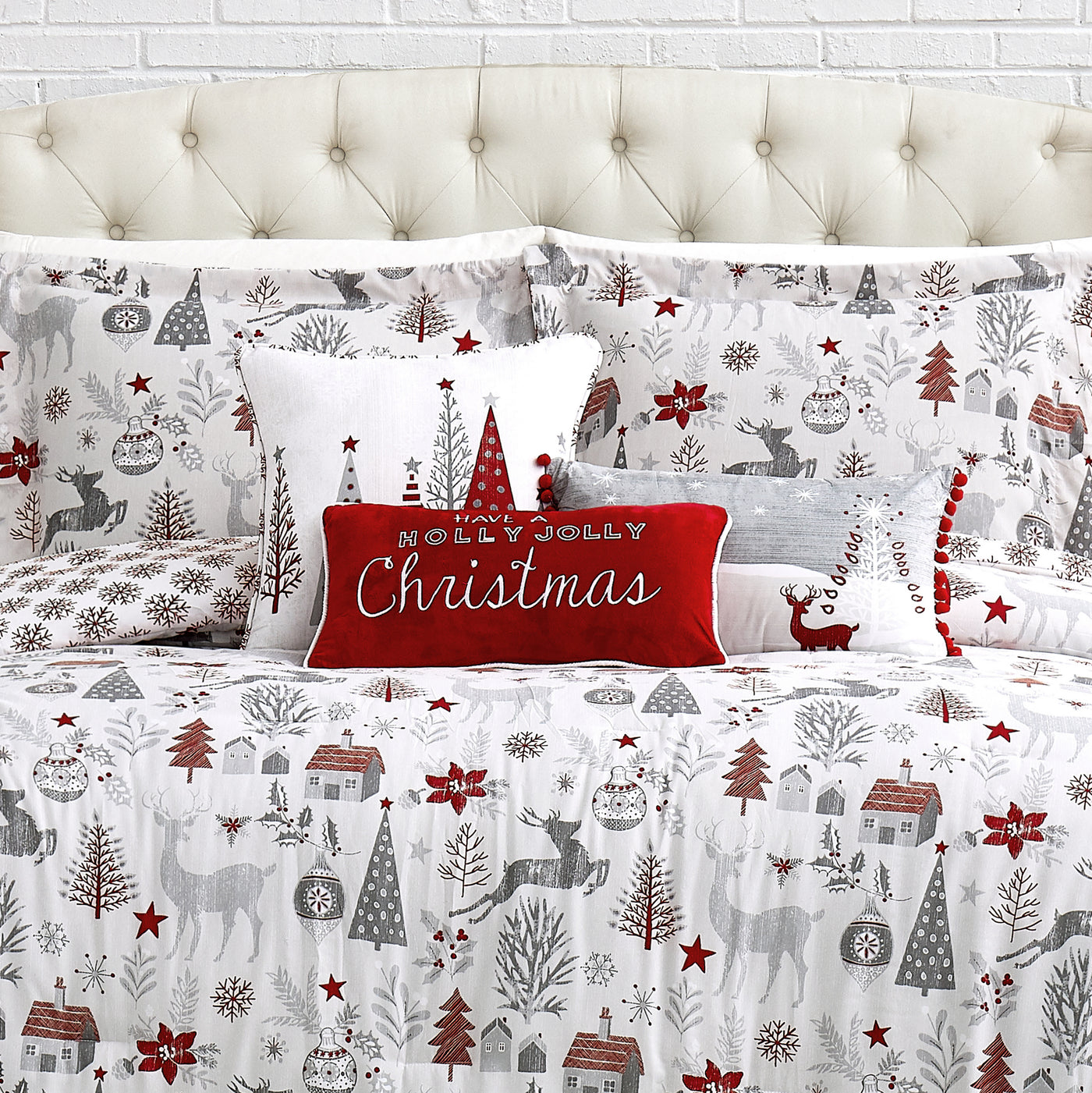 Holly Jolly 6-Piece Oversized Comforter Set