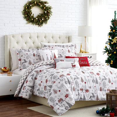 Holly Jolly 6-Piece Oversized Comforter Set