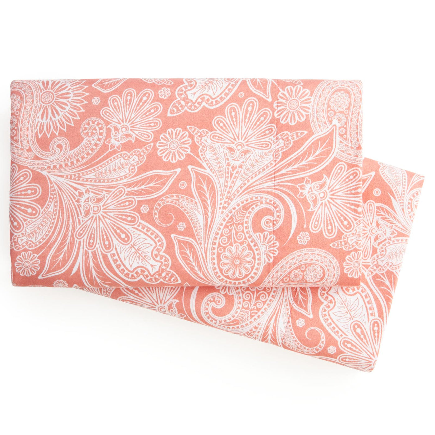 Sacred Journey Pillowcase Set in Coral