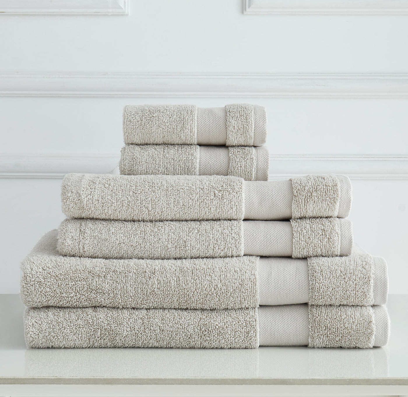 Medium Weight Cotton Bath Towel Set