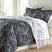 Wild Winter Duvet Cover in Black